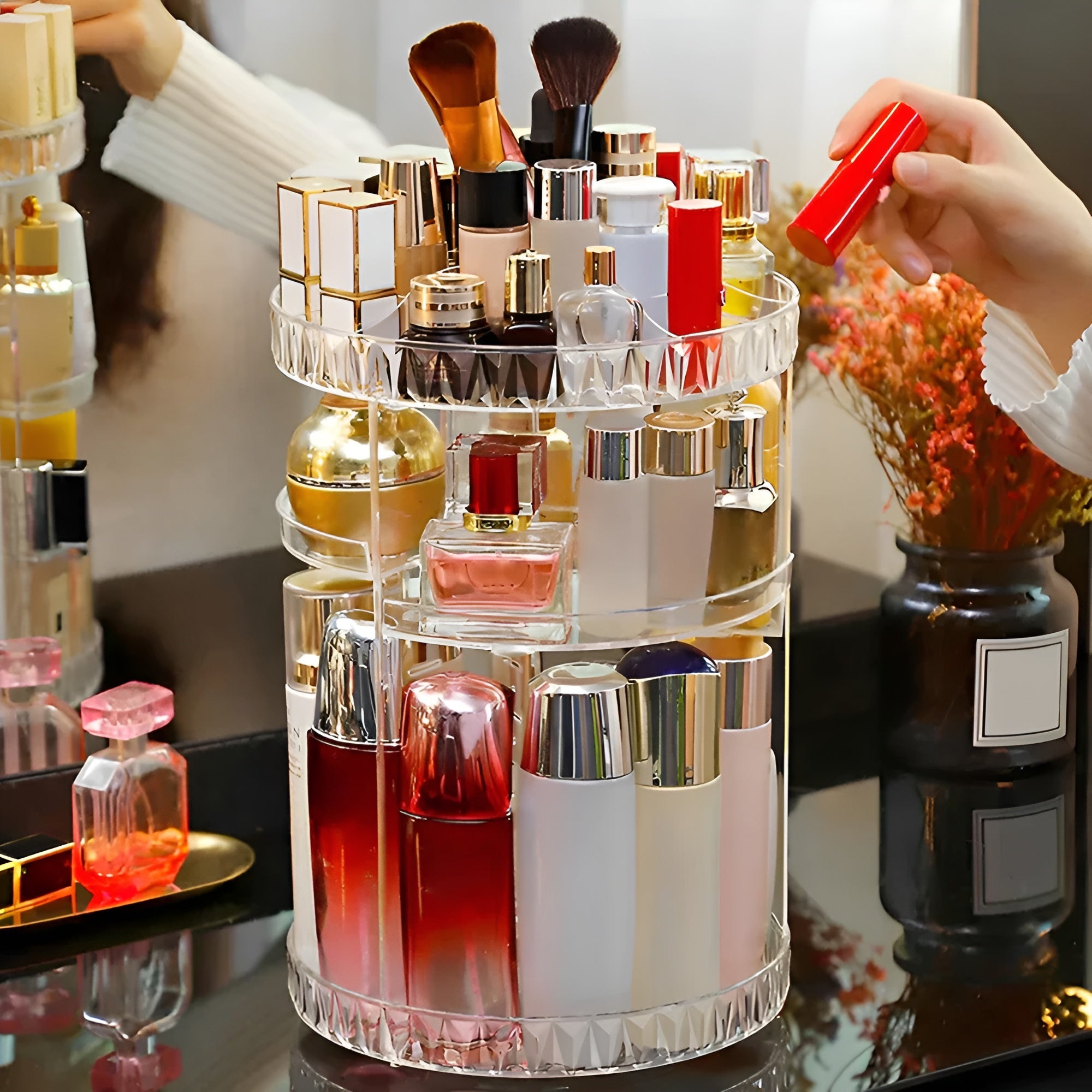 Urbn Mart - 360 Rotating Cosmetic Organizer