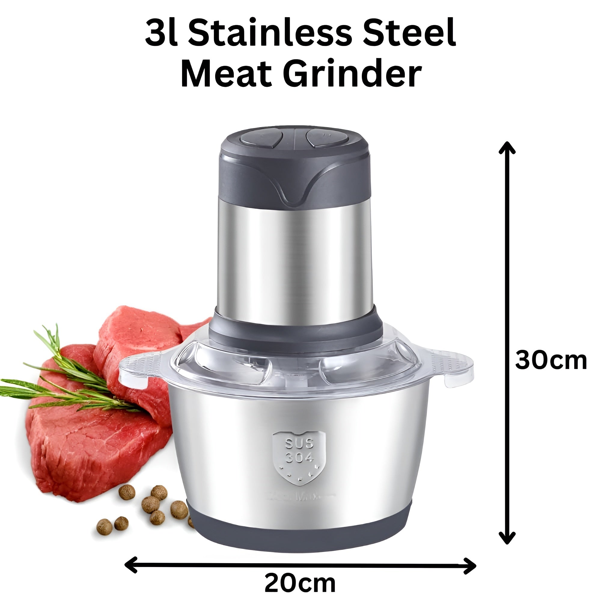 Urbn Mart - 3L Electric Meat Grinder