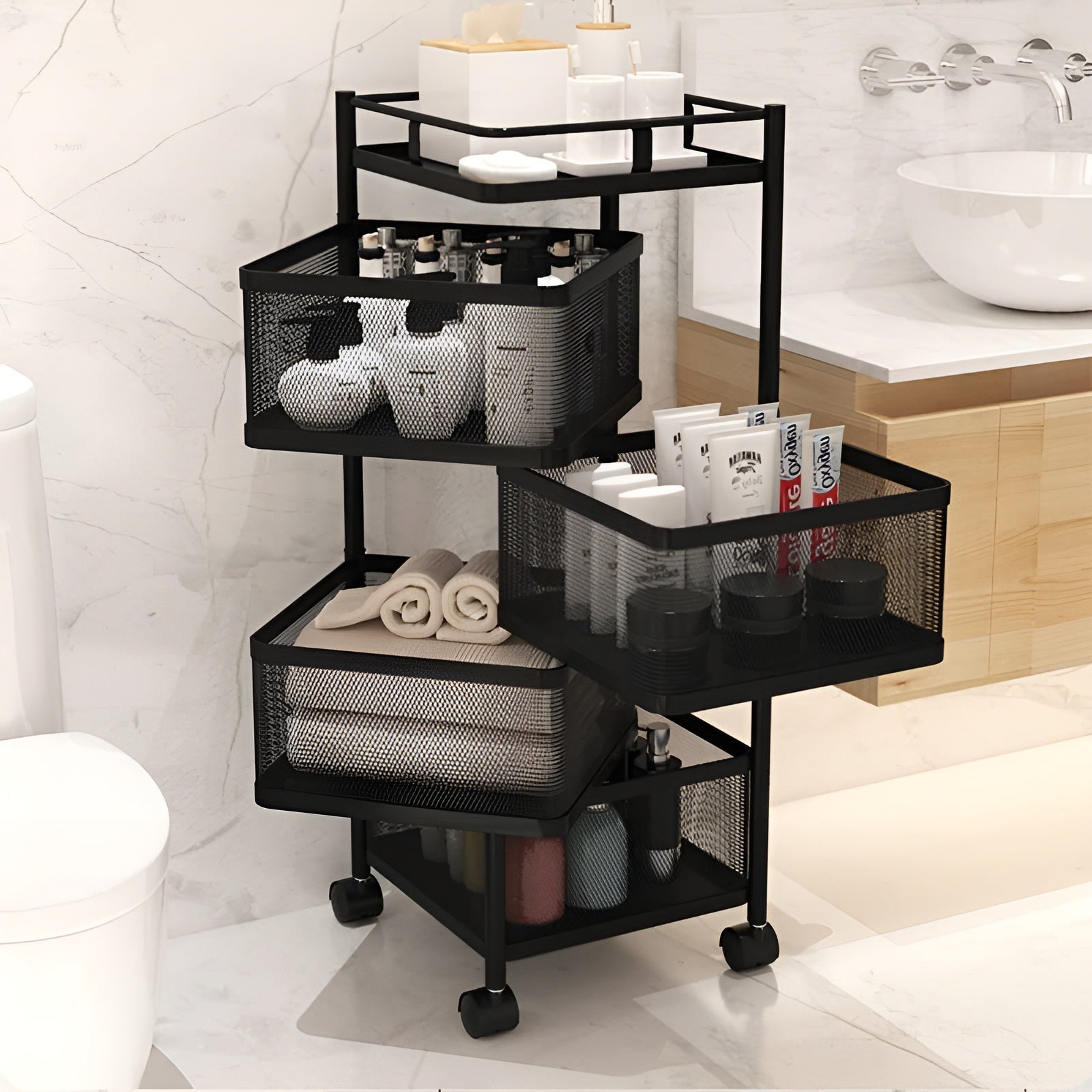 Urbn Mart - Premium Square Metal Trolley