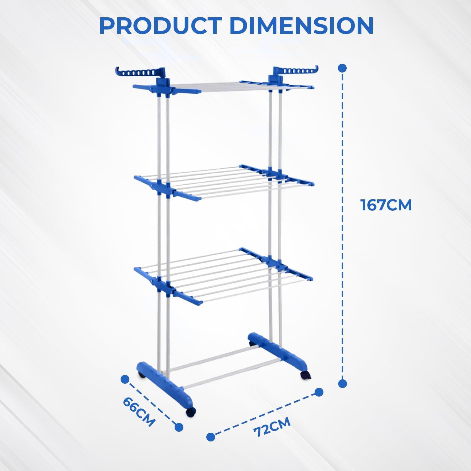 Carbon Steel Cloth Drying Stand Rack Stand