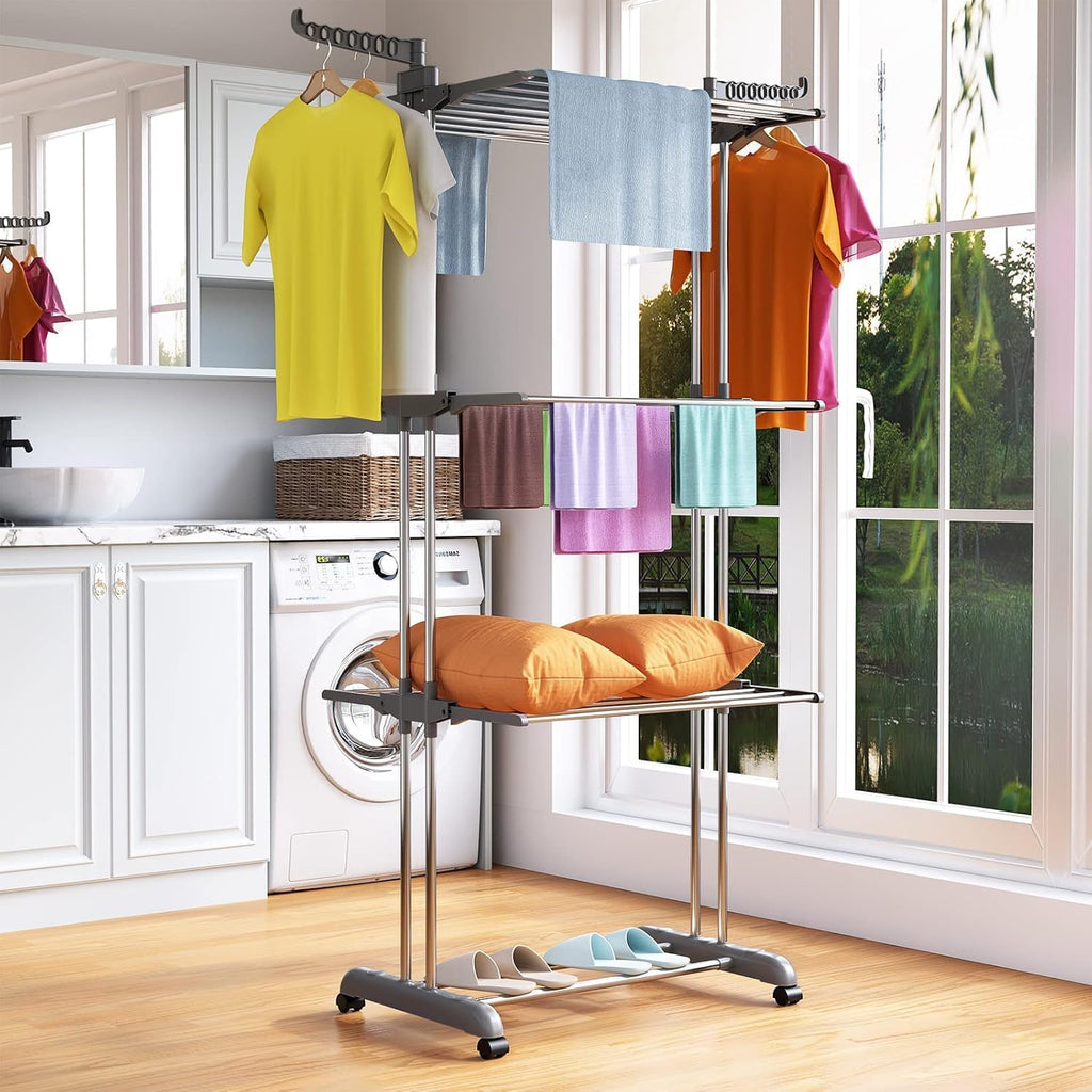 Carbon Steel Cloth Drying Stand Rack Stand