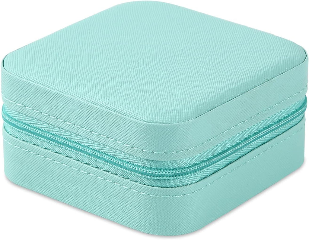 Urbn Mart - Mini Jewelry Travel Case, Leather Jewelry Organizer