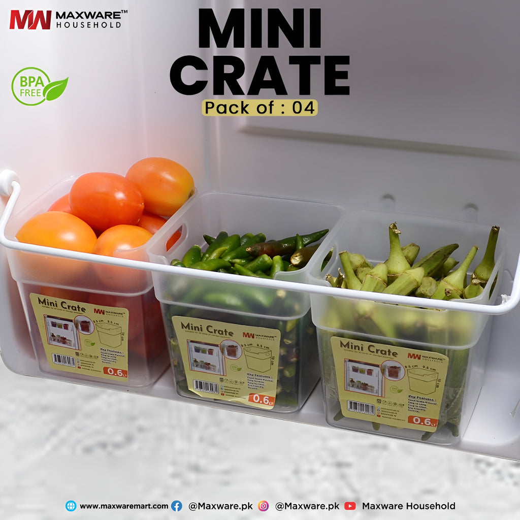Urbn Mart - Mini Crate Organizer (4pcs pack)