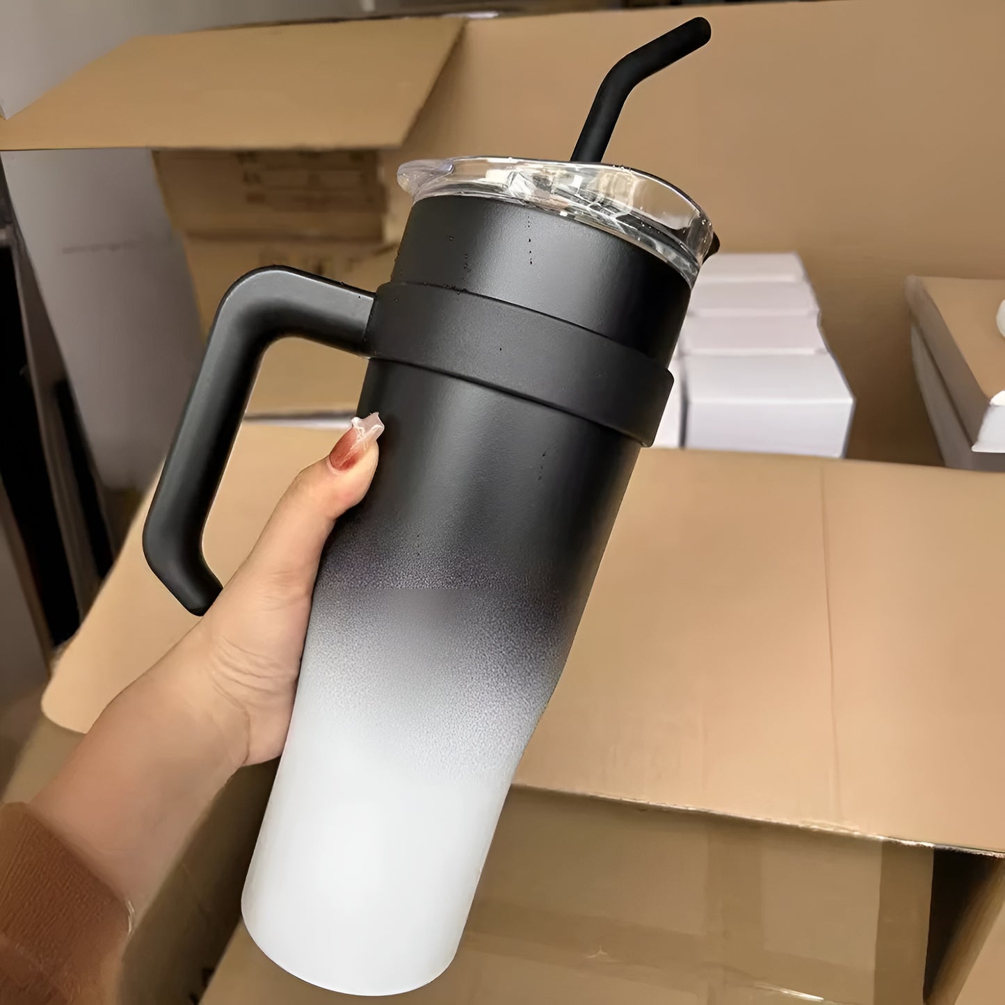 Urbn Mart - Cross Border  Tumbler with Handle