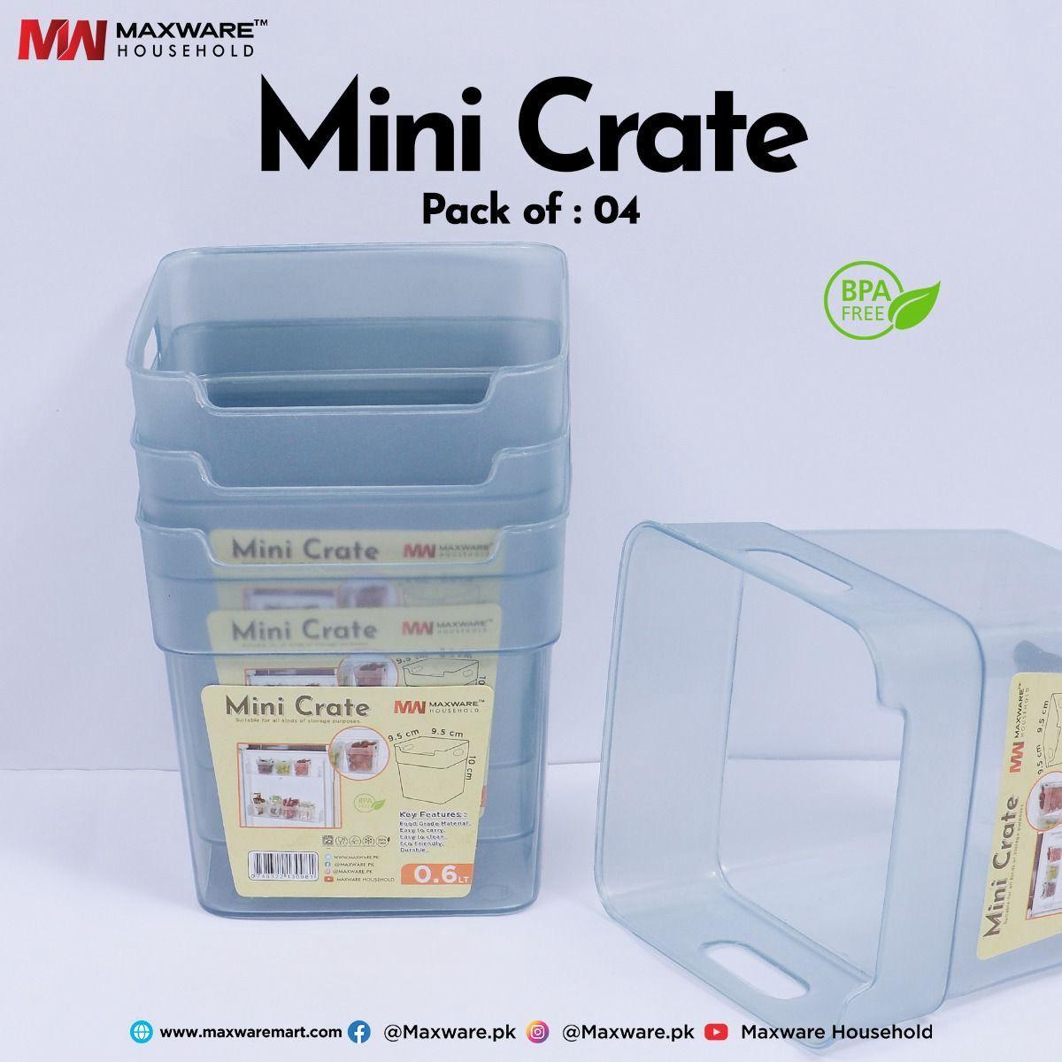 Urbn Mart - Mini Crate Organizer (4pcs pack)