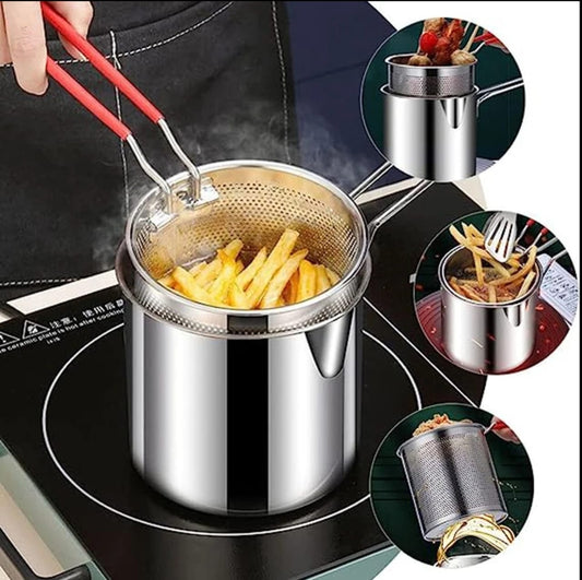 URBN MART - DEEP FRYER POT STAINLESS STEEL